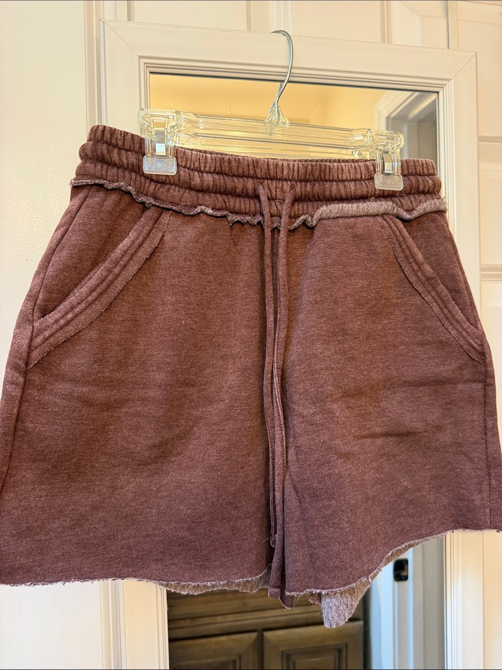 Zenana Women's Drawstring Shorts - Brown